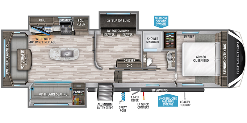 NEW 2022 GRAND DESIGN REFLECTION 31MB FIFTH WHEEL - Leduc | RVHotline ...