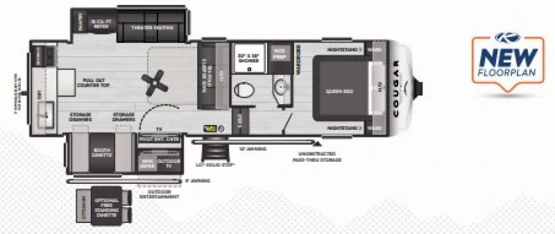 2025 KEYSTONE COUGAR 26RKE