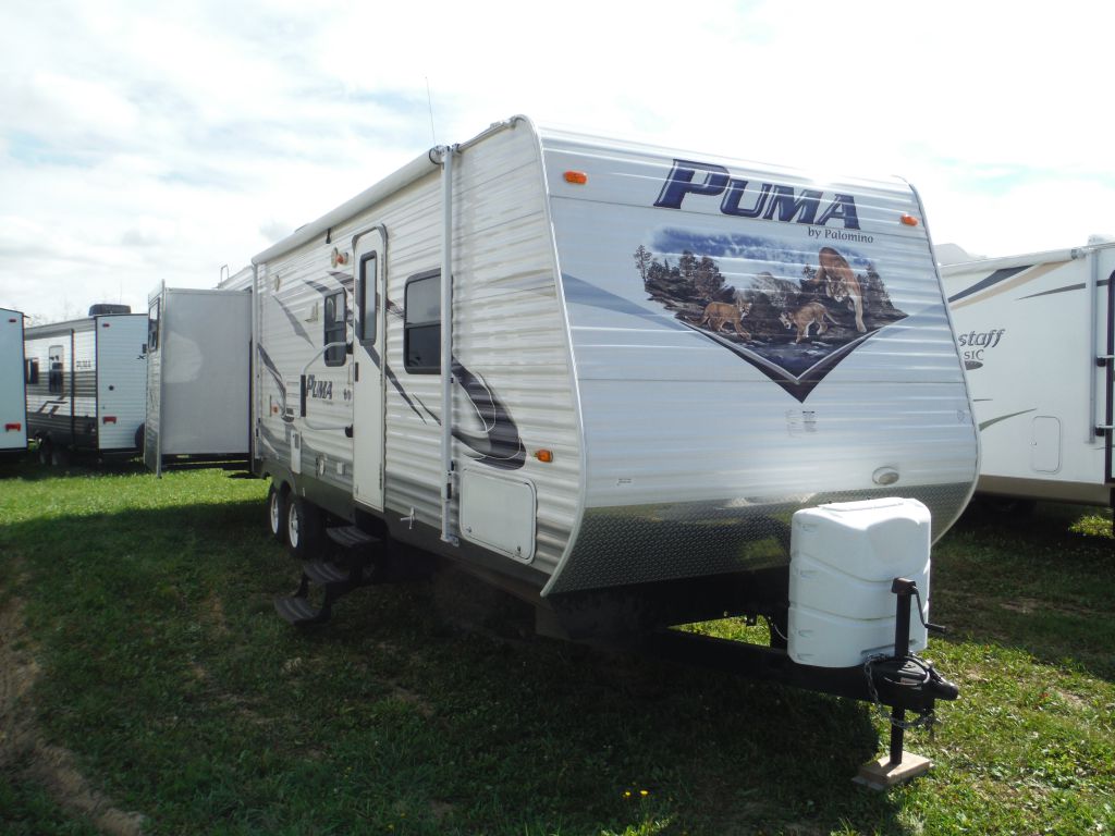 2012 Palomino Puma 31dbts Travel Trailer On Camp Out Rv