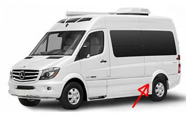 Roadtrek SS Sprinter Driver molding HM 1581 - Mobilife RV Centre