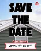 SAVE THE DATE! Open House is coming up!