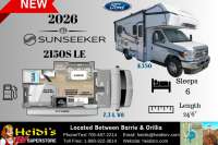 2026 FOREST RIVER SUNSEEKER 2150SLE (REAR QUEEN*) - Oro Medonte RV Details page