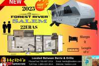 2025 FOREST RIVER SALEM 22ERAS (REAR KITCHEN*) - Oro Medonte RV Details page