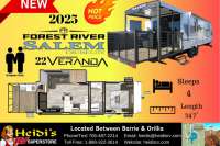2025 FOREST RIVER SALEM CRUISE LITE 22VERANDA (REAR DECK, OUT. KITCHEN*) - Oro Medonte RV Details page