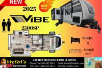 2025 FOREST RIVER VIBE 2500SP (REAR KITCHEN/REAR LIVING*) - Oro Medonte RV Details page