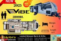 2025 FOREST RIVER VIBE 2800RL (REAR LIVING, ISLAND KITCHEN*) - Oro Medonte RV Details page
