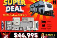 2024 FOREST RIVER SALEM 28FKG (FRONT KITCHEN, OUTSIDE KITCHEN *) - Oro Medonte RV Details page