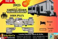 2025 FOREST RIVER SIERRA 40DUPLEX (2 QUEEN, 1.5 BATH, DBL LOFT) - Oro Medonte RV Details page
