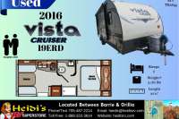 2016 GULFSTREAM VISTA CRUISER 19ERD (REAR DINETTE*) - Oro Medonte RV Details page