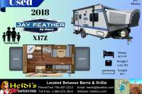 2018 JAYCO JAY FEATHER X17Z (HYBRID - FRONT DINETTE/SOFA) - Oro Medonte RV Details page